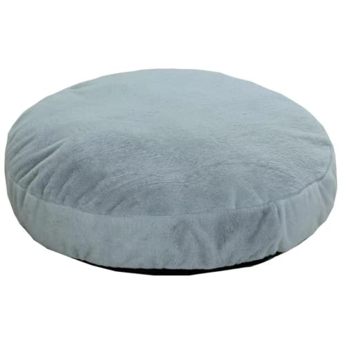 bananair - Hundebett Rund Weich & Bequem - Bezug Abnehmbar und Maschinenwaschbar - Großzügig gepolstert - XXL Hundekissen/Hundekorb/Dog Bed für Kleine & Grosse Hunde (70 cm, Hellgrau) von bananair