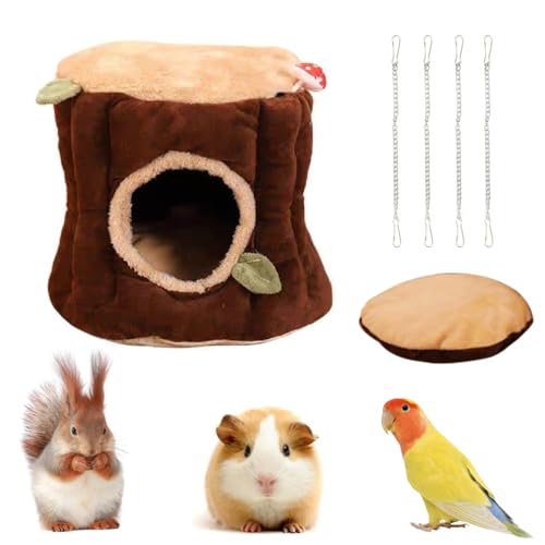 bangminda Meerschweinchen Hängematte für Ratten Frettchen Hängematte für Kleintier Weich Warme Kleintier Hängematte Haustier-Hängematte für Eichhörnchen Chinchilla Mäuse Nagetiere (25 * 22CM) von bangminda