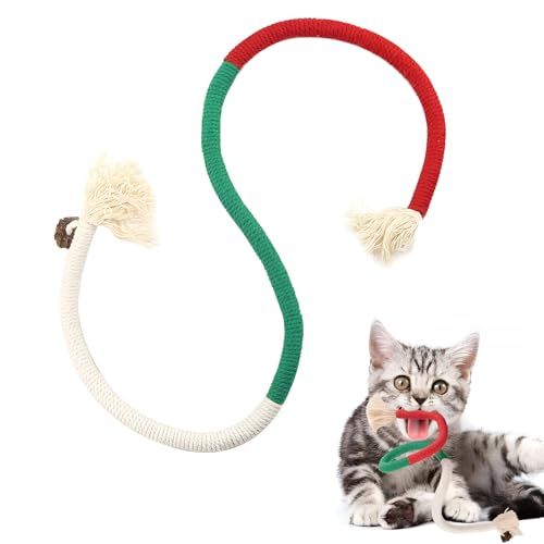 banjiabb Katzenminze Stick,Katzenspielzeug, Katzensticks,Katzenbeißseil,Katzenminze-Spielzeug für Indoor-Katzen,Katzenspielzeug Beißseil,Katzen Kausticks für Katzen Zahnpflege und Gegen Mundgeruch von banjiabb