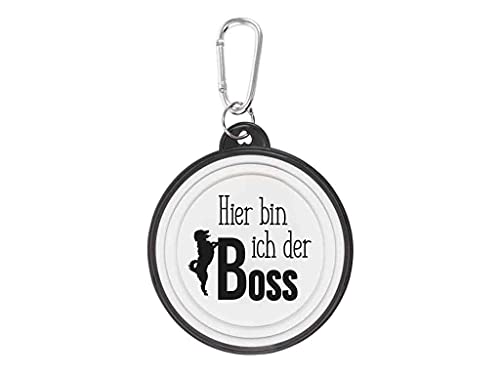 Walkies Hundenapf faltbar Hier Bin ich der Boss - Motiv 1 von bb Klostermann