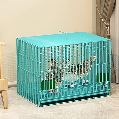 Chicken Coops Häusliches Geflügelhaus Kleintier-Laufstall Indoor Bunny Stall Faltbarer Kaninchenkäfig Stall mit herausziehbarer Schale Metalldrahtnetz Villa für Küken Entlein Kaninchen Kätzchen usw. von beaka