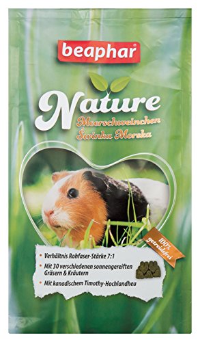 BEAPHAR - Care+ Meerschweinchen - Für Nager Und Kleinsäuger - Mit Vitamin C, Rohfasern, Grüner Tee-Extrakt, Echinacea, Spirulina - Gesundheitsfördernd, Unterstützt Verdauung - 750 g von beaphar