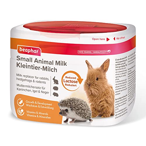 BEAPHAR - Kleintier-Milch - Für Kaninchen, Igel Und Nager - Muttermilchersatz - Laktosereduziert Für Optimales Wachstum Und Entwicklung - 200 g von beaphar