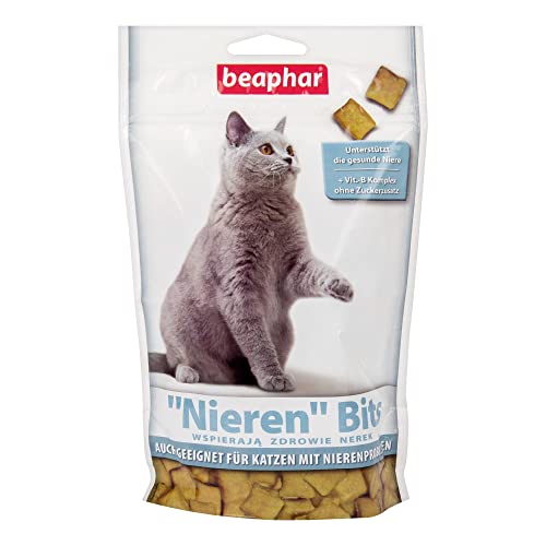 BEAPHAR - "Nieren" Bits - Für Katzen - Niedriger Natrium- Und Phosphorgehalt, Hochwertiger Proteingehalt - Unterstützt Gesunde Nieren, Verbessert Allgemeine Gesundheit - 150 g von beaphar