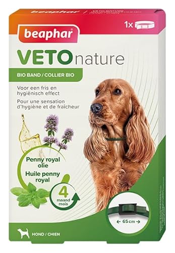 BEAPHAR - VetoNature Bio Band Hond Penny Royal - Verzorgingsproduct OP Basis Van Natuurlijke Oliën - Geurstoffen Over De Hele Huid von beaphar