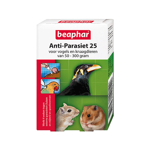 Beaphar Anti-Parasiten 150 - Nagetiere/Vögel - > 300 Gramm - 4 Pipetten von beaphar