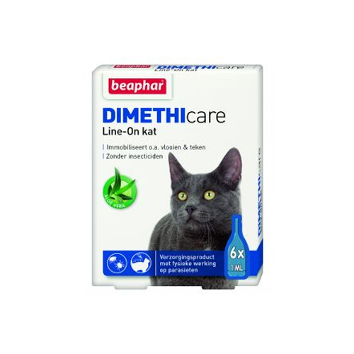 Beaphar DIMETHIcare Line-on Katze - 6 Pipetten von beaphar