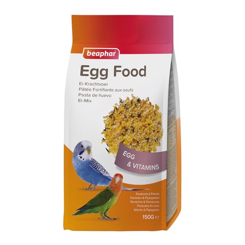 Beaphar Eierpaste für Periquitos, Agapornis, kleine Aussätze, 150 g von beaphar