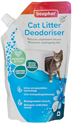 Beaphar PetBLIS Geruchsentferner für Katzenstreu, 400 g, 100 g von beaphar