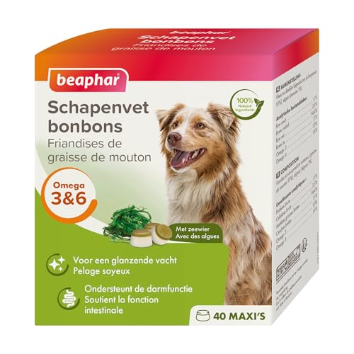 Beaphar 11273 Schaffett Bonbons Seetang Maxi 245g, Weiß von beaphar