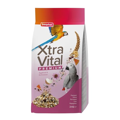 BEAPHAR - XtraVital Papageien - All-in-One Premium Nahrung Für Papageien - 3 kg von beaphar