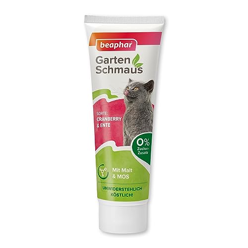 BEAPHAR - Garten Schmaus Paste Für Katzen - Energieversorgung - Mit Cranberry, Ente, Malt und MOS - 0% Zuckerzusatz - 100g von beaphar