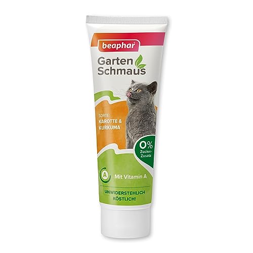 BEAPHAR - Garten Schmaus Paste Für Katzen - Energieversorgung - Mit Vitamin A, Huhn, Karotte und Kurkuma - 0% Zuckerzusatz - 100g von beaphar