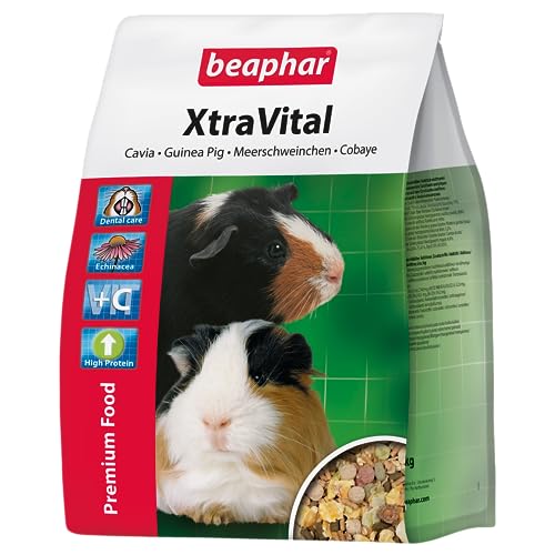 BEAPHAR - XtraVital Meerschweinchen Futter - Für Nager Und Kleinsäuger - Mit Alfalfa, Extra Vitamin C - Gesundheitsförderung, Mangelvorbeugung - 2,5 kg von beaphar