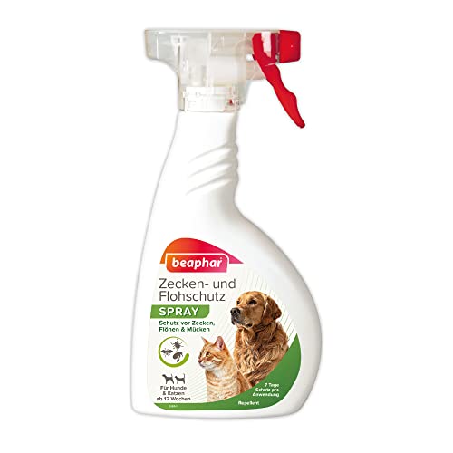 beaphar Zecken- und Flohschutz Spray Hund/Katze 400 ml von beaphar