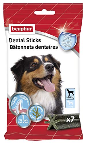 beaphar Dental Sticks - Medium/Large (> 10 kg) von beaphar