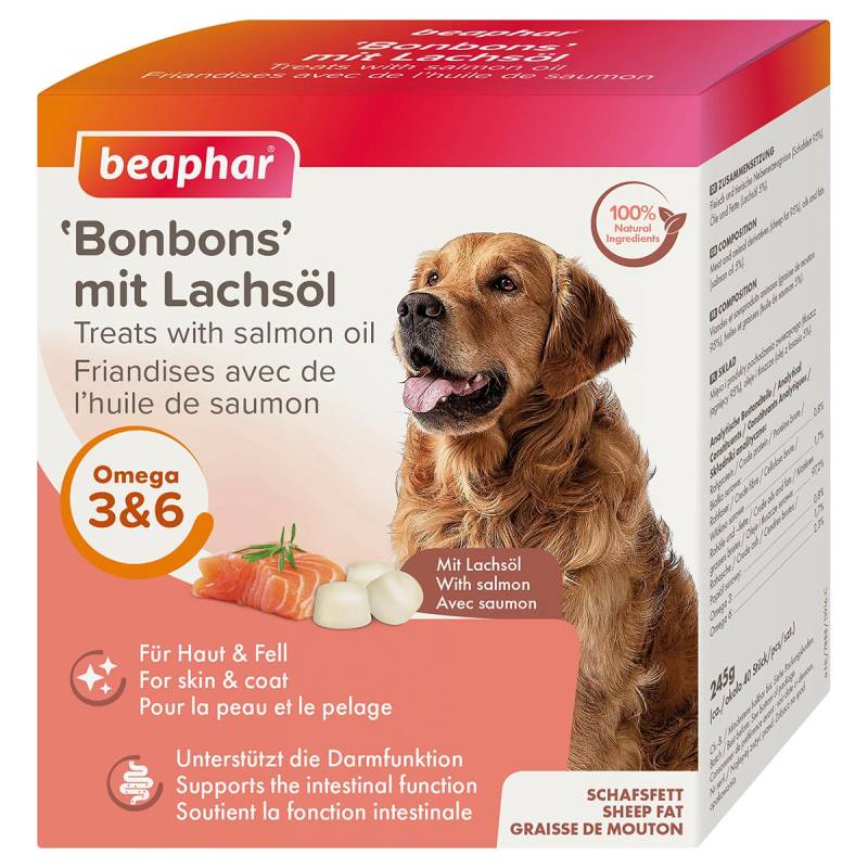 beaphar Lachsöl Bonbons 245g von beaphar