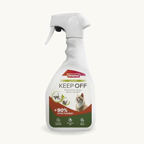 beaphar - Keep Off Fernhalte-Spray Outdoor - Hält Katzen Von Behandelten Bereichen Fern - Fernhaltespray - Bis Zu DREI Monate Wirksam - 500 ml von beaphar