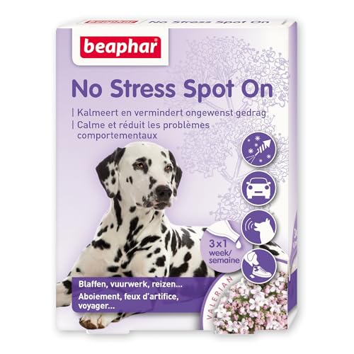 Beaphar 13902 No Stress Spot On Dog 3 Pipetten von beaphar