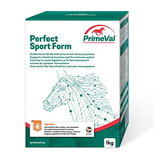 beaphar PrimeVal Perfect Sport Form - Ballaststoffe aus der Chicorée-Wurzel, Hefe, Fettsäuren, Präbiotika - Gute Verdauung, Muskelregeneration, Stärkung des Immunsystems - 1 kg von beaphar