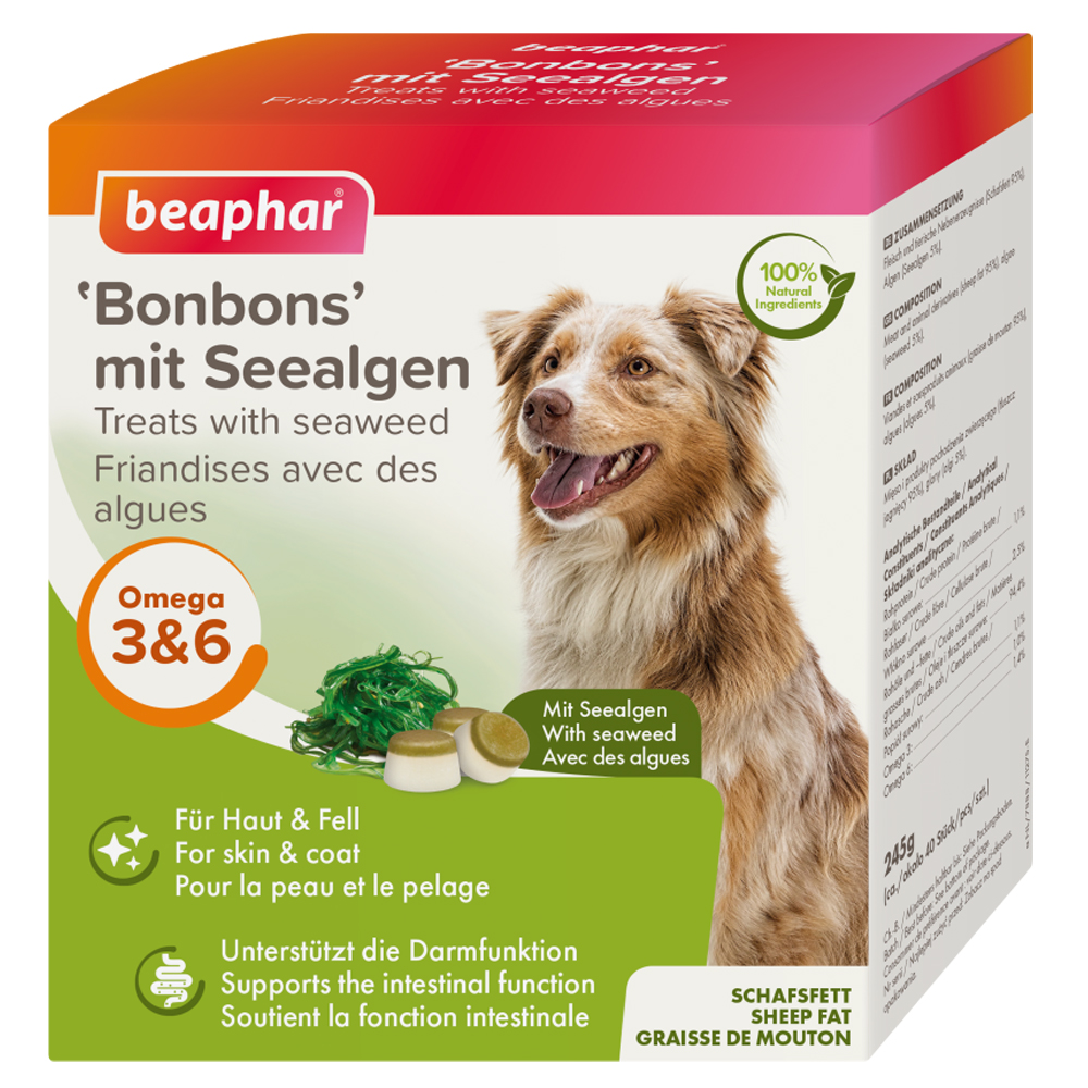 beaphar 'Bonbons' mit Seealgen - Sparpaket: 2 x 245 g von beaphar