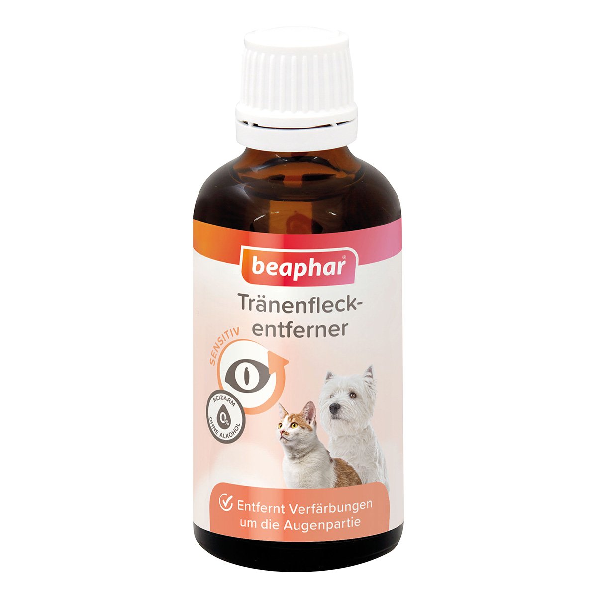 beaphar Sensitiv Tränenfleckentferner 50ml von beaphar