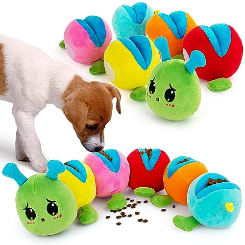 beetoy Schnüffelspielzeug für Hunde, abnehmbares Hunde-Puzzle-Anreicherungsspielzeug für mittelgroße und kleine Hunde, Futtersuch-Training, quietschendes Schnüffelspiel, interaktives Leckerli-Spiel von beetoy