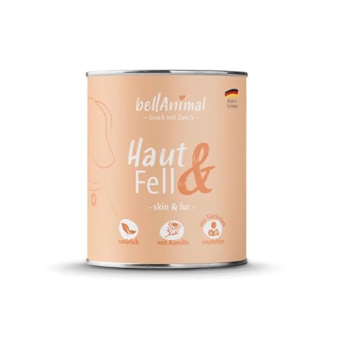 bellAnimal - Premium Kausnack für Hunde - Haut & Fell - 300g (1 x 0,30kg) - ca. 85 Snacks von bellAnimal