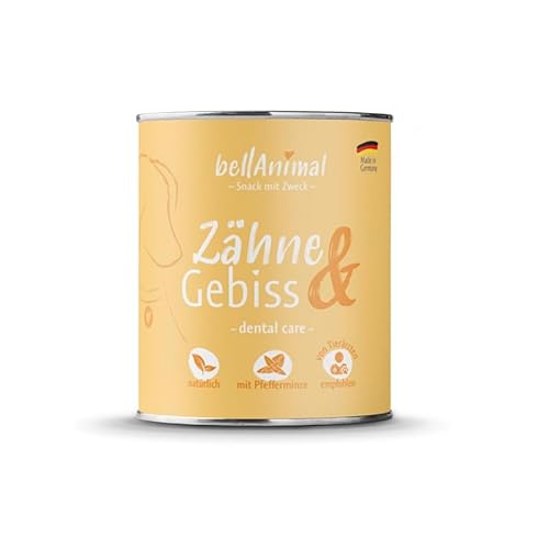 bellAnimal - Premium Kausnack für Hunde - Zähne & Gebiss - 300g (1 x 0,30kg) - ca. 85 Snacks von bellAnimal