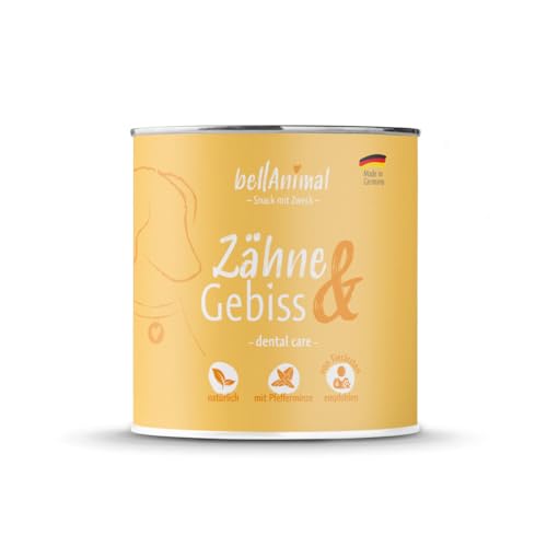 bellAnimal - Premium Kausnack für Hunde - Zähne & Gebiss - 300g (1 x 0,30kg) - ca. 85 Snacks von bellAnimal