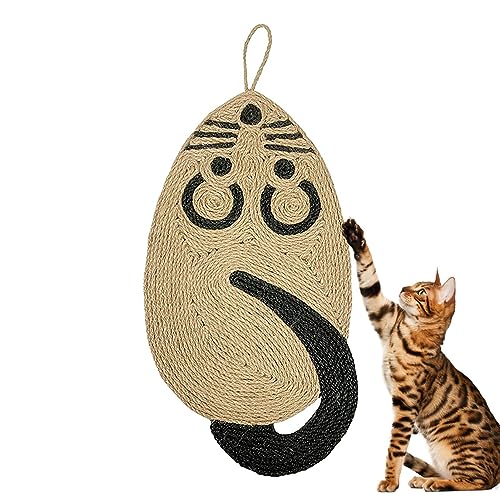 Horizontaler Kratzbaum, rutschfeste Kratzmatte in Tierform für Katzen, Sisal-Kratzbaum für Katzen und Kätzchen, Kratzschutz für Katzen und Kätzchen, Kratzschutz für Katzen Bellv von bellv