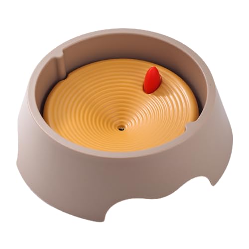 Indoor Outdoor Hundenapf, Splash Travel Floating Cats Bowl Feeder Wasserspender mit Stabiler Basis, Haustier Wassernapf, Katze Hund Feeder, Kühlender Hund Haustier Wassernapf für Kleine Welpen von bellv