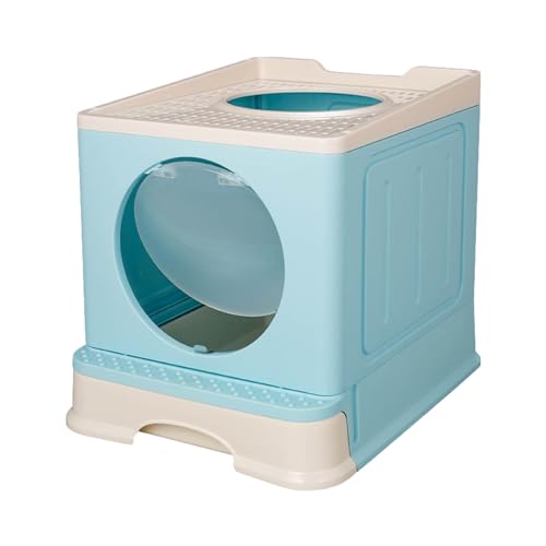 Katzentoilette Aufbewahrung, Top Entry Pet Litter Enclosure, Small Animal Cat Potty, Well Maintained Cat Litter Tray Large with Generous Roominess, Kitten Litter Box for Pets Cats Small Animals von bellv