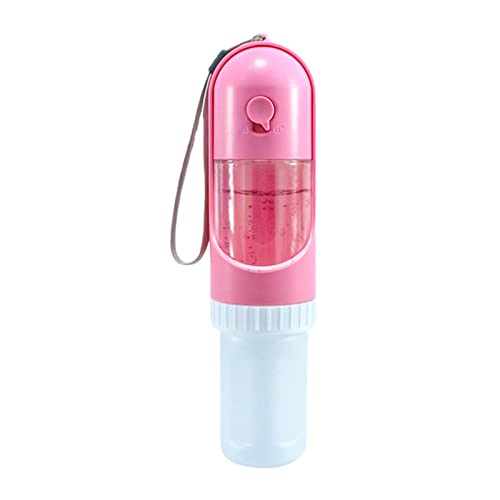 Reisewasserflasche für Hunde | 2-in-1-Design Hunde-Reisezubehör - Auslaufsichere Hundefutter- und Wasserflasche, Welpen-Trinkschale, tragbar zum Gehen und Bellv von bellv