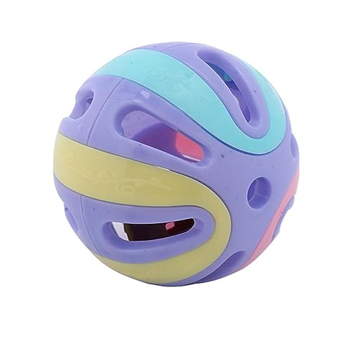 bellv Interaktiver Katzenball, Katzenknickball mit Glocke, Buntes Katzenball Spielzeug, Harzgitter Jingle Bälle, Katzenspielzeug für kleine Rassen, Indoor-Spielzeug für Katzen bellv Interaktiver Katzenball, Katzenknickball mit Glocke, Buntes Katzenball Spielzeug, Harzgitter Jingle Bälle, Katzenspielzeug für kleine Rassen, Indoor-Spielzeug für Katzen von bellv