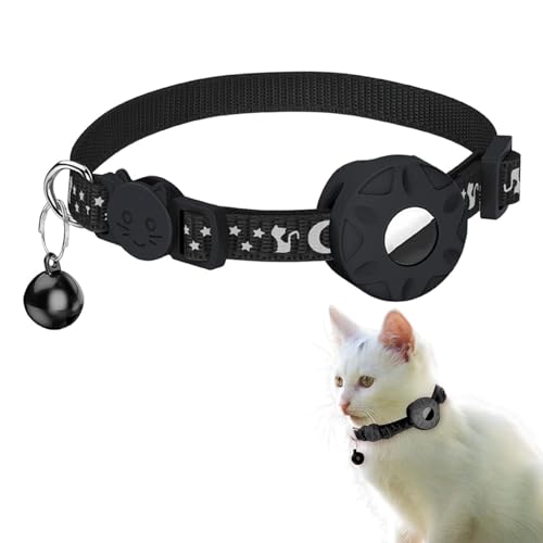 bellv Katzenhalsband mit Glocke | verstellbare Sicherheitshalsbänder für Katzen | Bequemes Haustierzubehör für mittelgroße und große Katzen von bellv