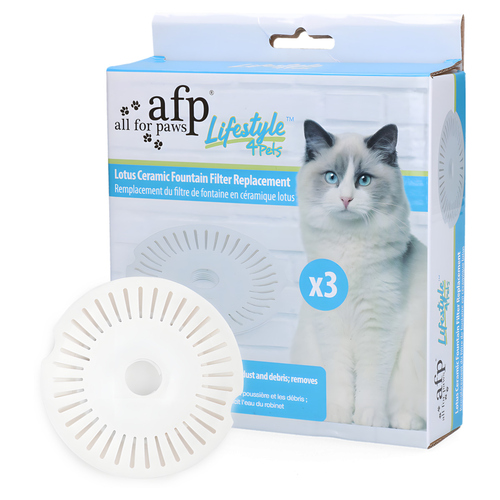AFP Ersatzfilter für Lotus-Keramikbrunnen für Katzen AFP Ersatzfilter für Lotus-Keramikbrunnen für Katzen