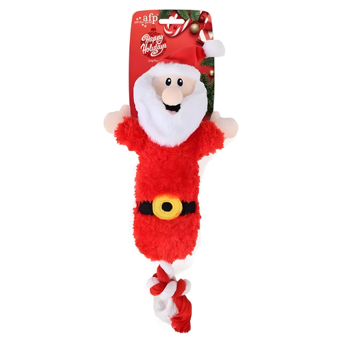 AFP Hundespielzeug Happy Holidays Merry Tug & Fetch Weihnachtsmann AFP Hundespielzeug Happy Holidays Merry Tug & Fetch Weihnachtsmann