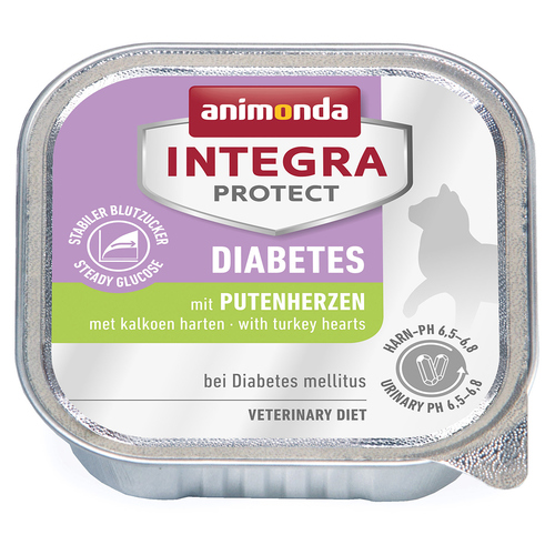 Animonda Integra Protect Diabetes mit Putenherzen 100 g - 16 Stück Animonda Integra Protect Diabetes mit Putenherzen 100 g - 16 Stück