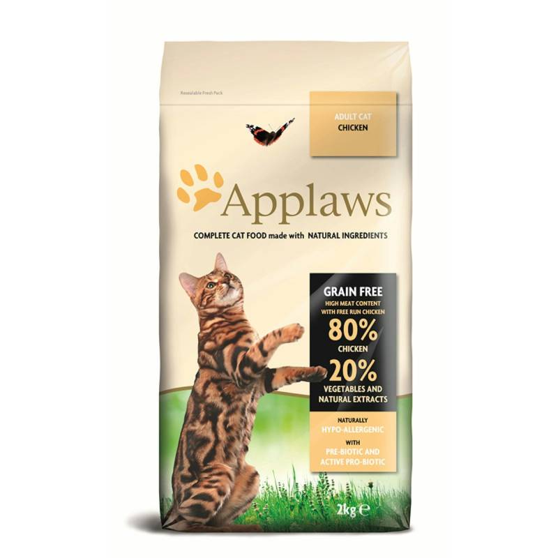 Applaws Huhn Katzentrockenfutter Sparpaket 2 x 2 Kilogramm