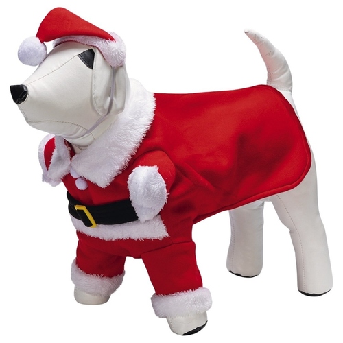 Beeztees Hunde Weihnachtsmannkostüm, Rückenlänge: 28 cm Beeztees Hunde Weihnachtsmannkostüm, Rückenlänge: 28 cm