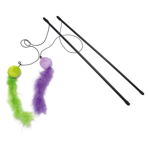 Beeztees Katzenspielzeug Angel Ball mit Feder Beeztees Katzenspielzeug Angel Ball mit Feder