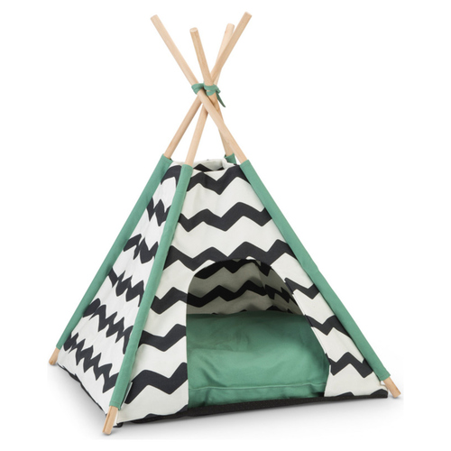 Beeztees Tipi Tent Kioni schwarz-weiß Beeztees Tipi Tent Kioni schwarz-weiß