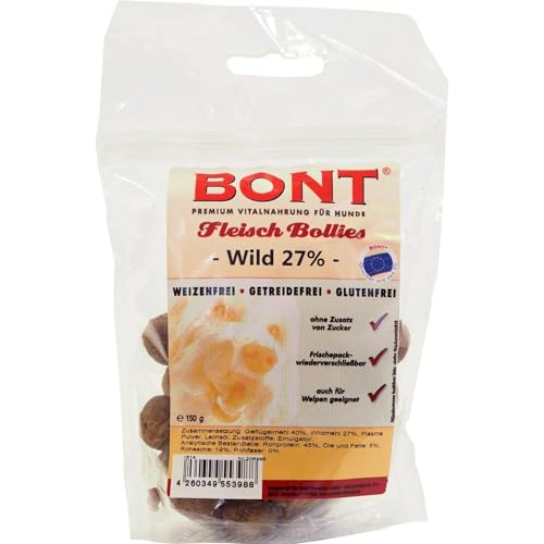 Bonties Fleisch-Bollies Wild 150g von Bont