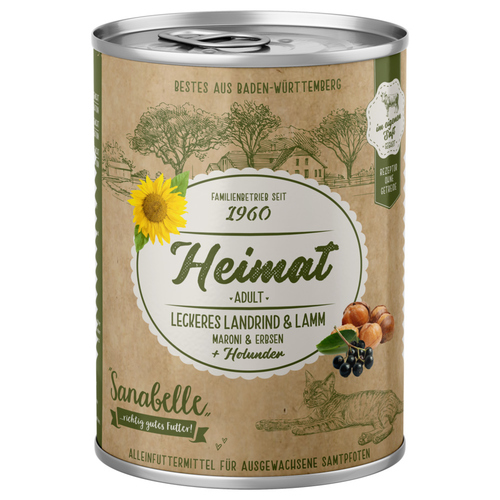 Bosch Sanabelle Heimat Adult leckeres Landrind & Lamm 400 g - 12 Stück Bosch Sanabelle Heimat Adult leckeres Landrind & Lamm 400 g - 12 Stück