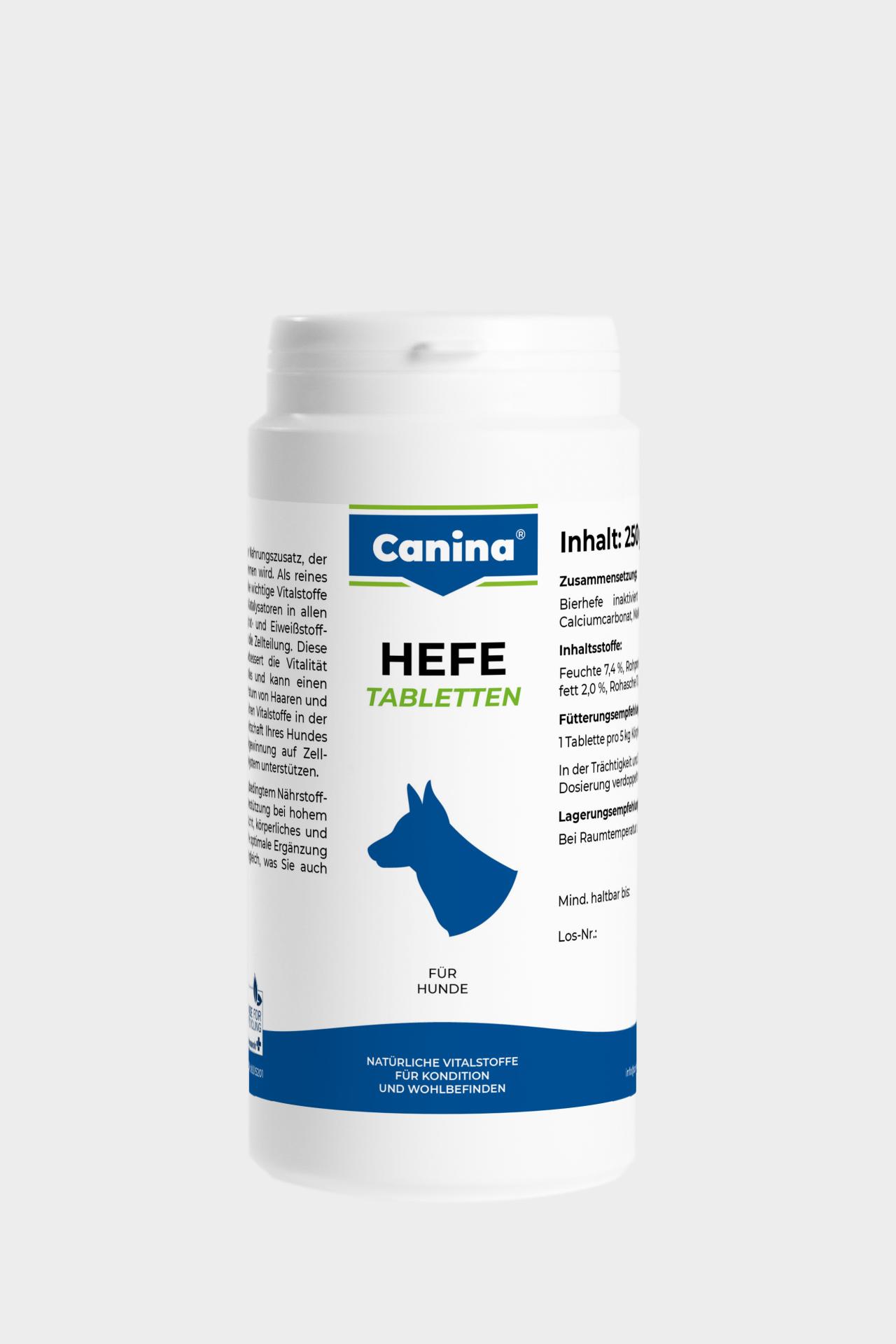 Canina Hefe Tabletten Nahrungsergänzung - 2,5kg Canina Hefe Tabletten Nahrungsergänzung - 2,5kg