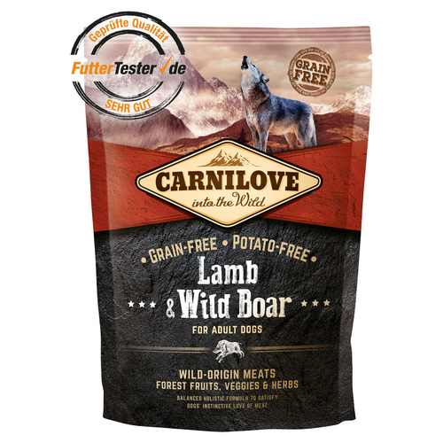 Carnilove Adult Lamm & Wildschwein 1,5 kg Carnilove Adult Lamm & Wildschwein 1,5 kg