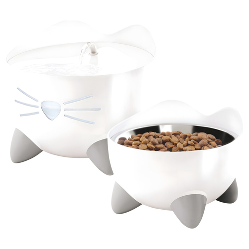 Catit Pixi Trinkbrunnen Combo Kit weiß Catit Pixi Trinkbrunnen Combo Kit weiß