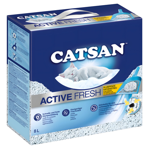 Catsan Active Fresh Klumpstreu 8 Liter Catsan Active Fresh Klumpstreu 8 Liter