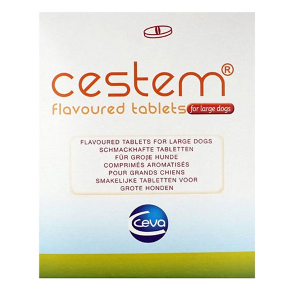 Cestem Flavored Tablets For Large Dogs 2 Tablets